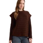 DeFacto Regular Fit Bisiklet Yaka Triko Süveter, M, G6358AX25WN, Kahve-BN320, Kadın