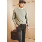 DeFacto Regular Fit Bisiklet Yaka Uzun Kollu Tişört, XL, E9688AX, LT.KHAKI, Erkek
