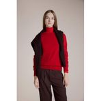 DeFacto Regular Fit Bisiklet Yaka Yün Kazak, XL, G1385AX, RED, Kadın