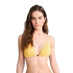 DeFacto Regular Fit Bürümcük Bikini Üstü Fall in Love, S, E0205AX25SM, Sarı-YL106, Kadın