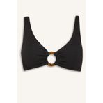 DeFacto Regular Fit Bürümcük Bikini Üstü Fall in Love, XS, B6903AX25SM, Siyah, Kadın