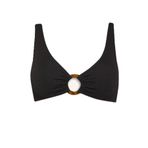 DeFacto Regular Fit Bürümcük Bikini Üstü Siyah, XS, B6903AX24SM, Siyah-BK81, Kadın