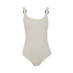 DeFacto Regular Fit Bürümcük Mayo Fall In Love, L, 25-T8005AZ25SM, Ekru-ER103, Kadın