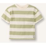 DeFacto Regular Fit Desenli Kısa Kollu Tişört Erkek Bebek G8047A526SM - Ekru-ER118 - 2 - 3 Yaş