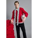 DeFacto Regular Fit Dik Yaka Yarım Fermuarlı Basic Düz Sweatshirt, S, X7405AZ25AU, Kırmızı-RD349, erkek
