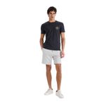 DeFacto Regular Fit Düz Paça Beli Bağcıklı Cepli Basic Düz Şort, S, B8672AX25SP, Gri-GR184, Erkek