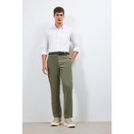 DeFacto Regular Fit Düz Paça Chino Kanvas Pantolon, 28, E8064AX25AU, Haki-KH82, Erkek