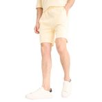 DeFacto Regular Fit Düz Paça Şort, S, D9769AX25SM, Sarı-YL509, Erkek