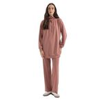 DeFacto Regular Fit Esnek Belli Geniş Pantolon Bordo M