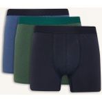 DeFacto Regular Fit Etnik Desenli 3'lü Boxer B7793AX26SP - Lacivert-NV135 - M