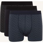 DeFacto Regular Fit Etnik Desenli 3'lü Boxer Set H4399AX26SP - Lacivert-NV135 - 3XL