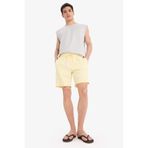 DeFacto Regular Fit File Astarlı Kısa Boy Deniz Şortu, 2XL, B7255AX25HS, Sarı-YL279, Erkek