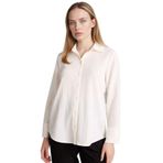 DeFacto Regular Fit Gofre Dokulu Gömlek, 2XL, H0467AX26SP, Ekru-ER105, Kadın