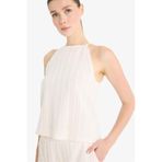 DeFacto Regular Fit Halter Yaka Bürümcük Atlet, XL, F4449AX25SM, Ekru