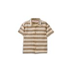 DeFacto Regular Fit Jakarlı Kısa Kollu Polo Tişört Erkek Bebek, 2-3 Yaş, H5891A526SM, Bej-BG26, Erkek bebek