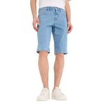 DeFacto Regular Fit Jean Bermuda Şort, 28, A4805AX25SM, Mavi, Erkek