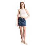 DeFacto Regular Fit Jean Mini Etek, 34, H3226AX26SM, Mavi-NM28, Kadın