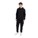 DeFacto Regular Fit Jogger Eşofman Altı Basic Düz Kargo Cepli Lastikli Paça, XS, D5252AX25SP, Siyah-BK81, Erkek
