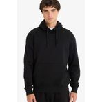 DeFacto Regular Fit Kapüşonlu İçi Yumuşak Tüylü Kanguru Cepli Basic Düz Sweatshirt, S, E801GY111344, Siyah, erkek