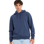 DeFacto Regular Fit Kapüşonlu İçi Yumuşak Tüylü Kanguru Cepli Basic Düz Sweatshirt, S, X8283AZ, NAVY, erkek