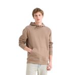 DeFacto Regular Fit Kapüşonlu Kanguru Cepli İçi Yumuşak Tüylü Basic Düz Sweatshirt, 2XL, X8283AZ25SP, Kahve-BN229, erkek