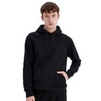 DeFacto Regular Fit Kapüşonlu Kanguru Cepli İçi Yumuşak Tüylü Basic Düz Sweatshirt, S, X8283AZ24AU, Siyah-BK81, erkek