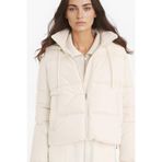 DeFacto Regular Fit Kapüşonlu Şişme Mont, XL, F1944AX25WN, Bej-BG414, Kadın
