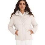 DeFacto Regular Fit Kapüşonlu Şişme Mont, XL, F2143AX25WN, Bej-BG414, Kadın