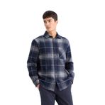 DeFacto Regular Fit Kareli Flanel Oduncu Uzun Kollu Gömlek, XS, D2337AX24WN, Lacivert-NV147, Erkek