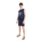 DeFacto Regular Fit Kısa Boy Cepli File Astarlı Beli Bağcıklı Düz Hafif Kumaş Deniz Şortu, S, E5133AXNS, Lacivert-NV256, Erkek