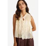 DeFacto Regular Fit Modal Volanlı Kolsuz Bluz G2997AX25AU