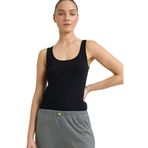 DeFacto Regular Fit Pamuklu Atlet, XL, R9041AZ26SP, Siyah, Kadın