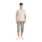 DeFacto Regular Fit Pamuklu Kapri, 28, E5348AX25SM, Haki-KH422, Erkek