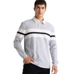 DeFacto Regular Fit Polo Yaka Uzun Kollu Tişört, M, E9382AX25AU, Gri-GR210, Erkek