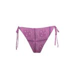 DeFacto Regular Fit Şal Desenli Bikini Altı, XL, C3177AX24SM, Mor-PR442, Kadın