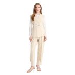 DeFacto Regular Fit Saten Pantolon Bej, 36, F8736AX25AU, Bej-BG417, Kadın