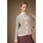Defacto Regular Fit Triko Hırka, 3XL, D7671AX25WN, Ekru, Kadın
