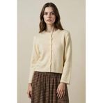 DeFacto Regular Fit Triko Hırka, L, G9176AX26SP, Sarı-YL252, Kadın