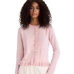 Defacto Regular Fit Triko Hırka, S/m, F7163AX25HS, Pembe, Kadın