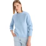DeFacto Regular Fit Triko Kazak, XXL, D8678AX25WN, Mavi, Kadın