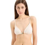 DeFacto Regular Fit Tül Bikini Üstü Beyaz, XXS, E0139AX25SM, Beyaz-WT16, Kadın