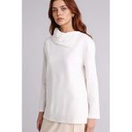 DeFacto Regular Fit Uzun Kollu Beyaz Tunik, 3XL, H0026AX26SP, Beyaz-WT34, Kadın