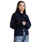 DeFacto Regular Fit V Yaka Triko Hırka, M, H3141AX26SP, Lacivert-NV105, Kadın