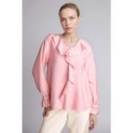 DeFacto Regular Fit V Yaka Uzun Kollu Bluz H5935AX26SP - Pembe-PN111 - 3XL