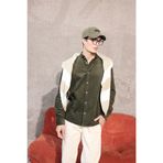DeFacto REGULAR FIT%100 Pamuk Kadife Gömlek, XXL, E9024AX, DARK KHAKI, Erkek