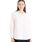 DeFacto Relax Fit Basıc Poplin Tesettür Gömlek Tunik, XL, E7977AX25SM, Beyaz-WT34, Kadın
