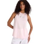DeFacto Relax Fit Baskılı Bisiklet Yaka Atlet, M, F6236AX25HS, Pembe-PN440, kadın
