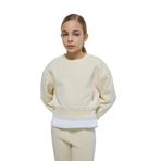 DeFacto Relax Fit Bisiklet Yaka Basic Düz İçi Yumuşak Tüylü Sweatshirt Kız Çocuk, 13-14 Yaş, D4298A824WN, Bej-BG390, kız-çocuk
