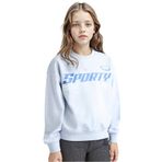 Defacto Relax Fit Bisiklet Yaka Baskılı Sweatshirt Kız Çocuk, 8-9 Yaş, E6760A825AU, Mavi-BE216, kız-çocuk, 8/9 Yaş (134cm)