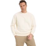 DeFacto Relax Fit Bisiklet Yaka Kalın İçi Yumuşak Tüylü Basic Düz Sweatshirt, 2XL, T5139AZ25AU, Ekru-ER140, erkek